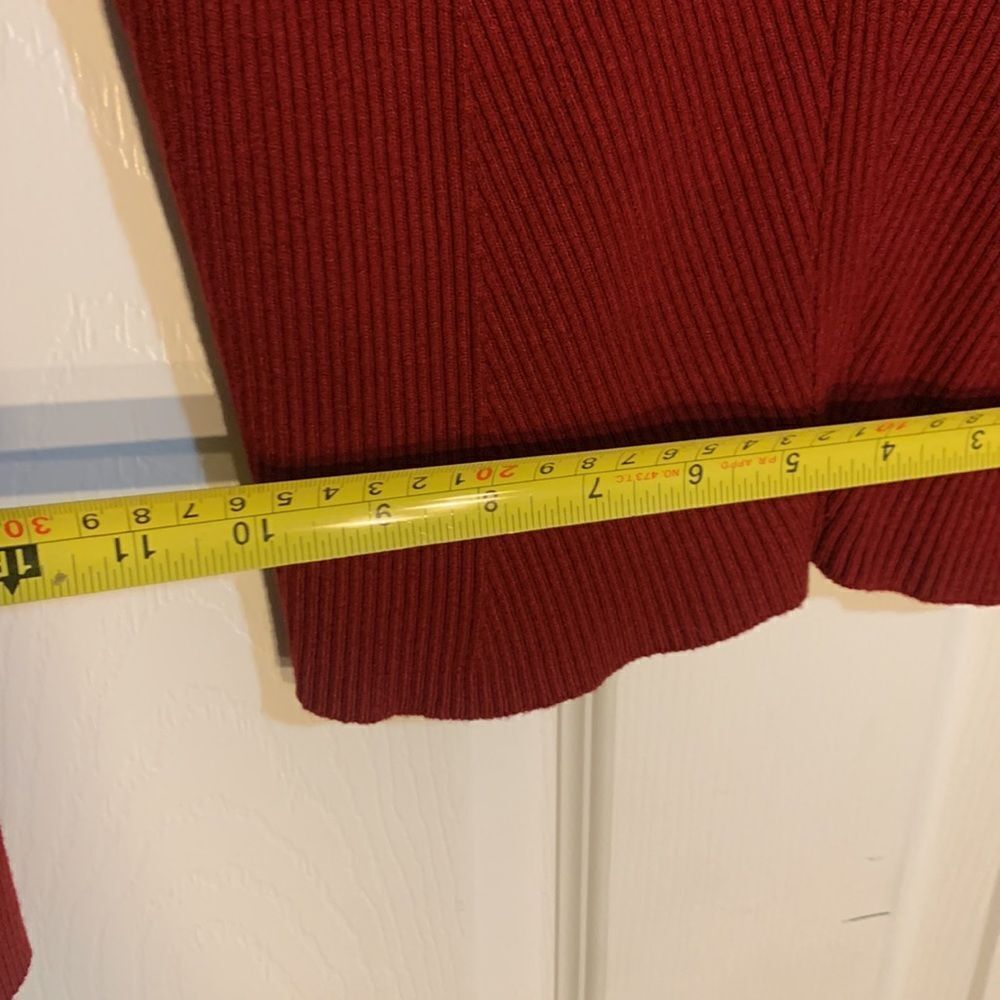 Hilliard & Hanson Red Tutttle Neck Size M - Picture 4 of 9